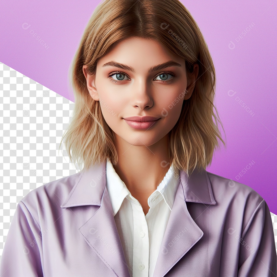 Janeiro Roxo Mulher Sorrindo PSD