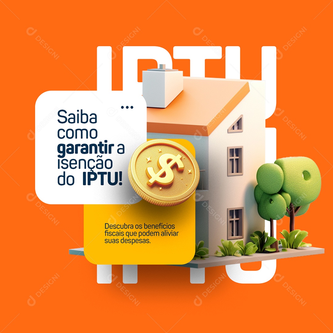 Social Media Saiba como garantir a isenção do Prefeitura PSD Editável