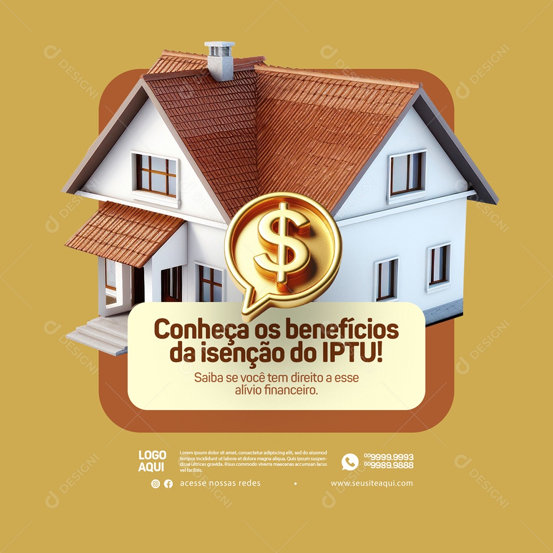 Social Media Conheça os benefícios da inserção do IPTU PSD Editável