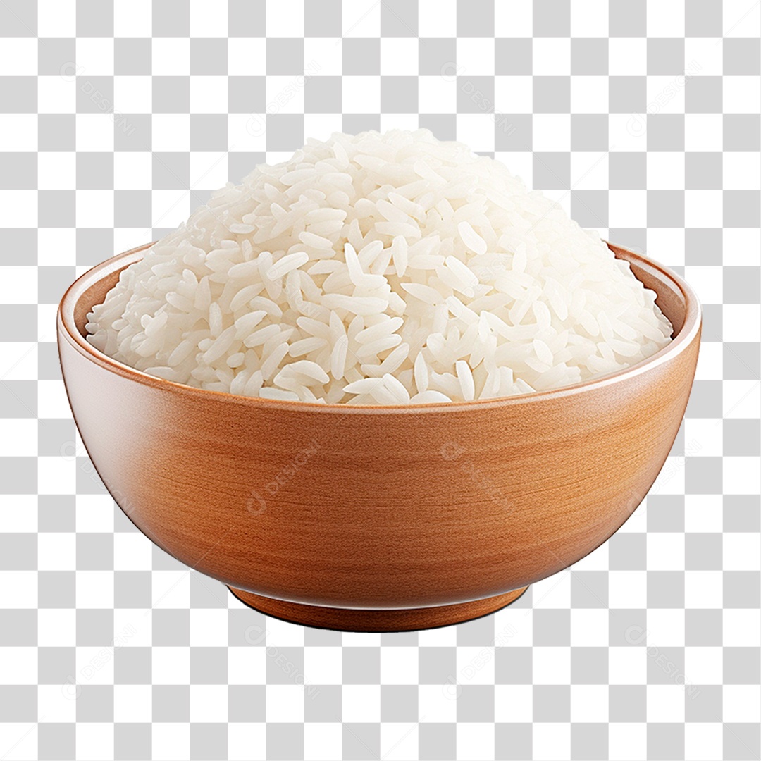 Tigela de Arroz PNG Transparente
