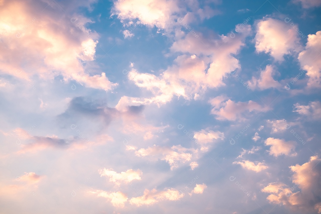 Cloud in beautiful blue sky
