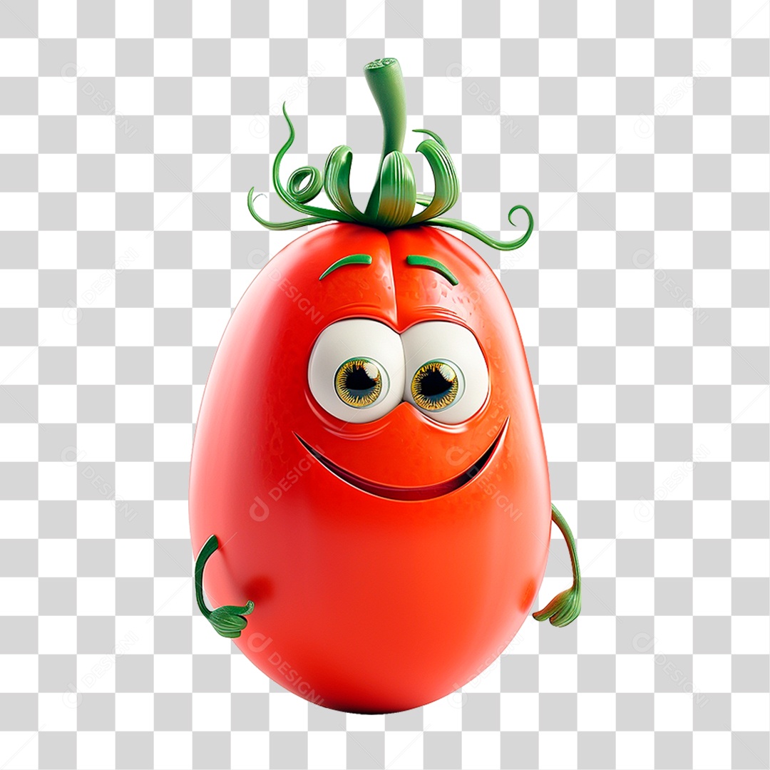 Transparent PNG 3D Vegetable Mascot