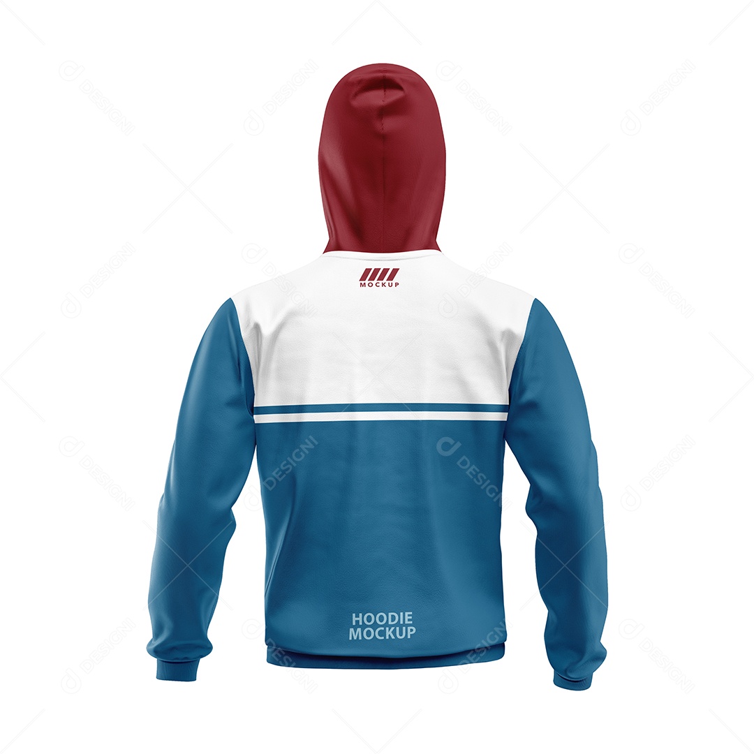 Mockup Moletom visto de trás PSD Editável