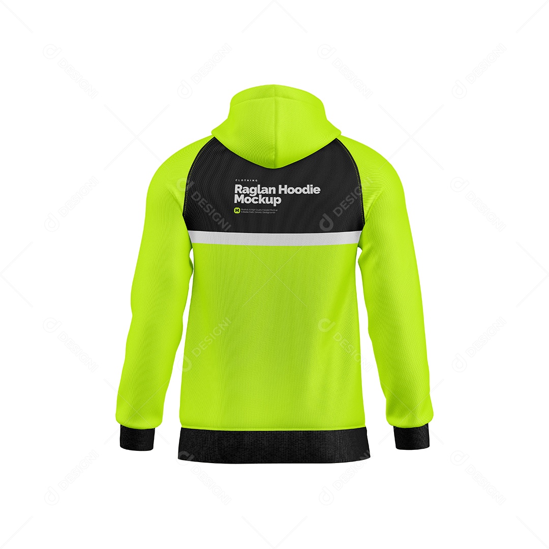 Mockup Moletom visto de costas PSD Editável