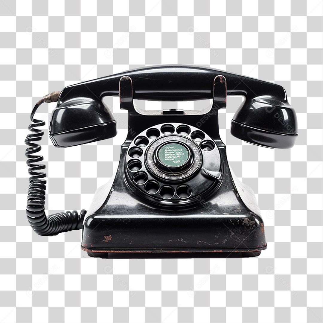 Telefone Antigo PNG Transparente