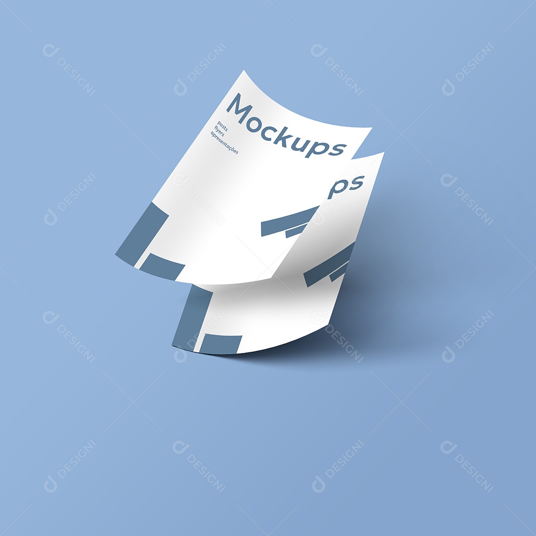 Modelo de Capa Mockup PSD Editável