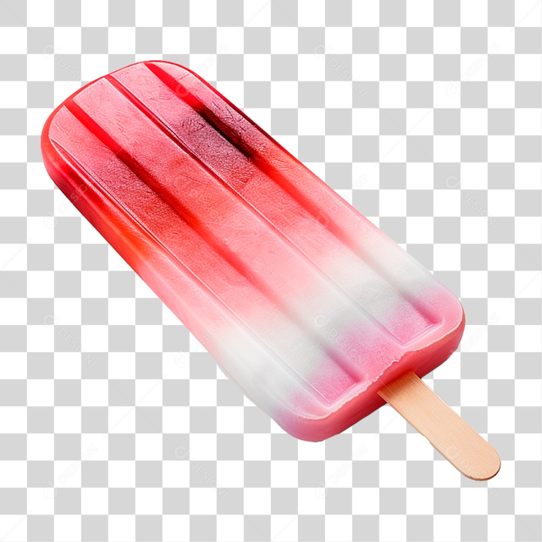 Picolé Colorido PNG Transparente