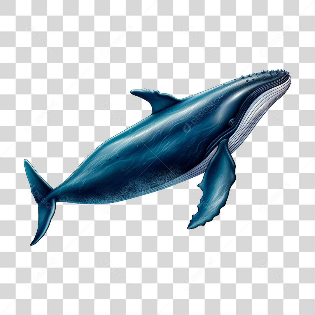 Baleia Jubarte PNG Transparente