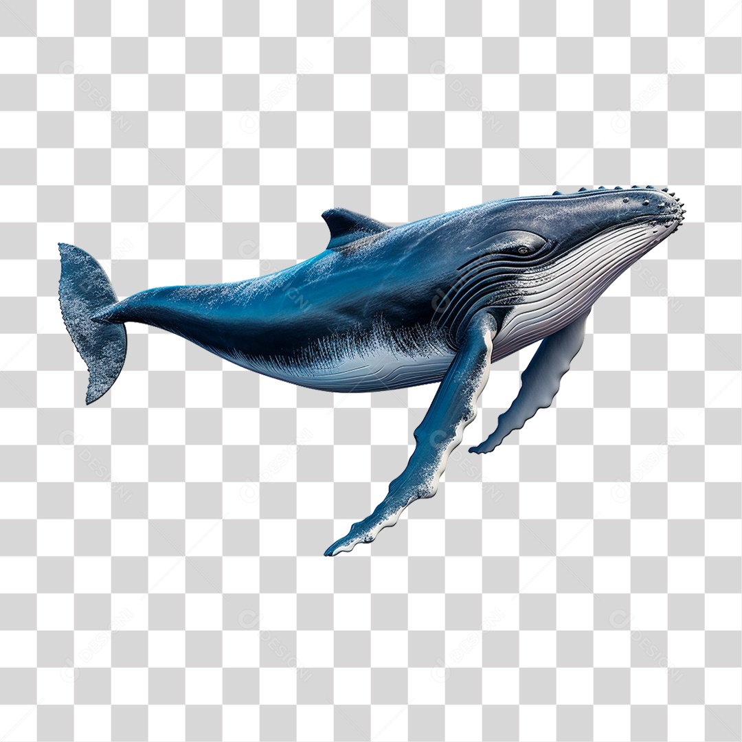 Baleia Jubarte PNG Transparente