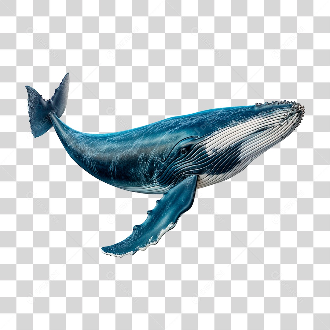 Baleia Jubarte PNG Transparente