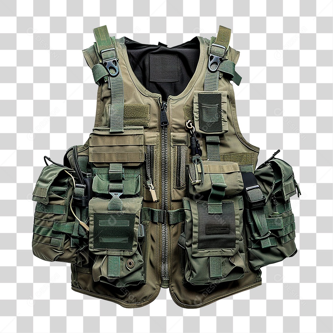 Colete Militar PNG Transparente