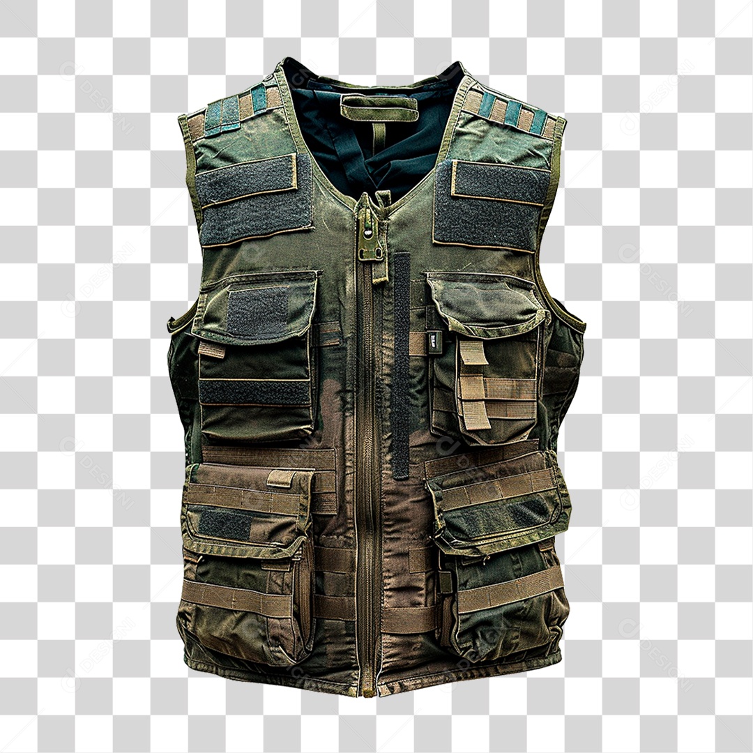 Colete Militar PNG Transparente