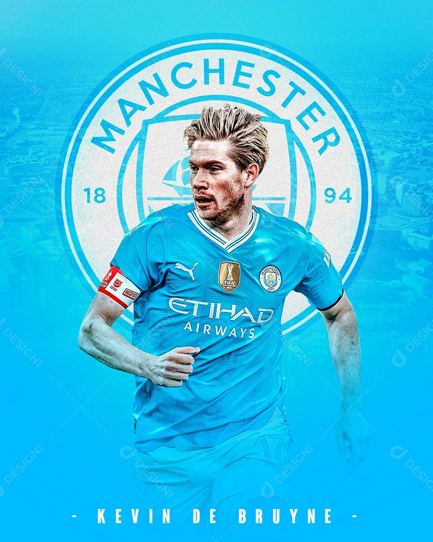 Social Media Futebol Esporte Manchester PSD Editável