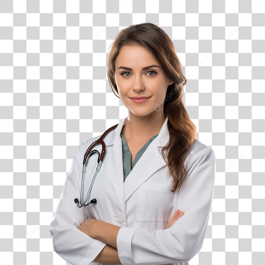 Mulher Enfermeira Médica PNG Transparente