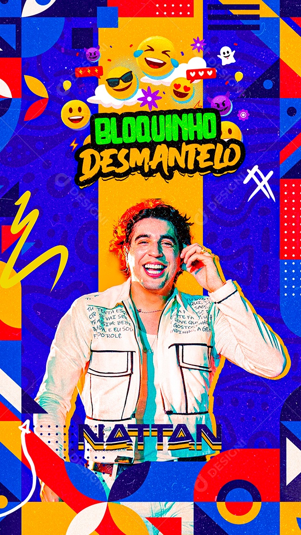 Bloquinho Desmantelo Social Media PSD Editável