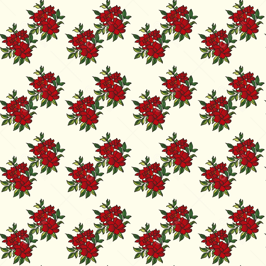 Desenhos de Padrão de Flores Vetor EPS