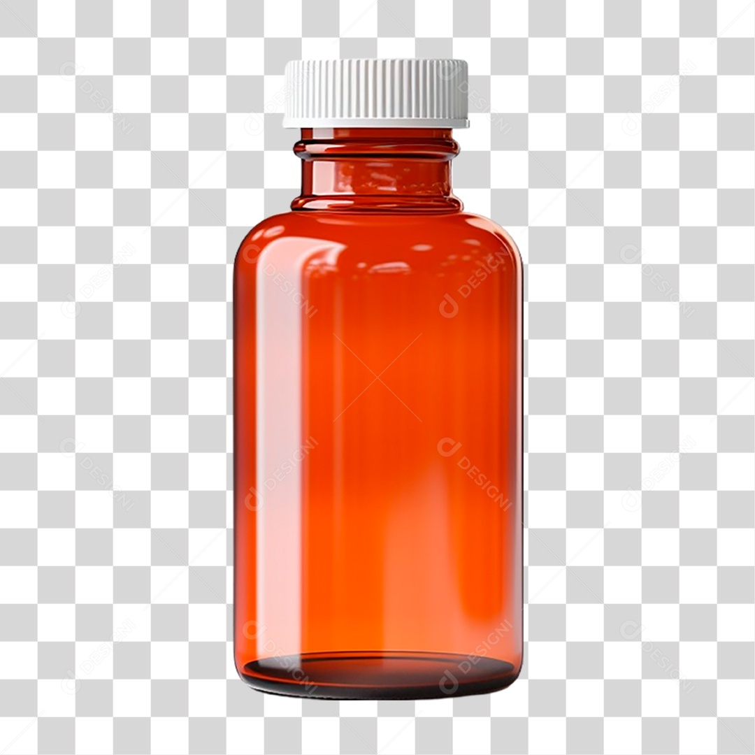 Frasco de Vidro PNG Transparente