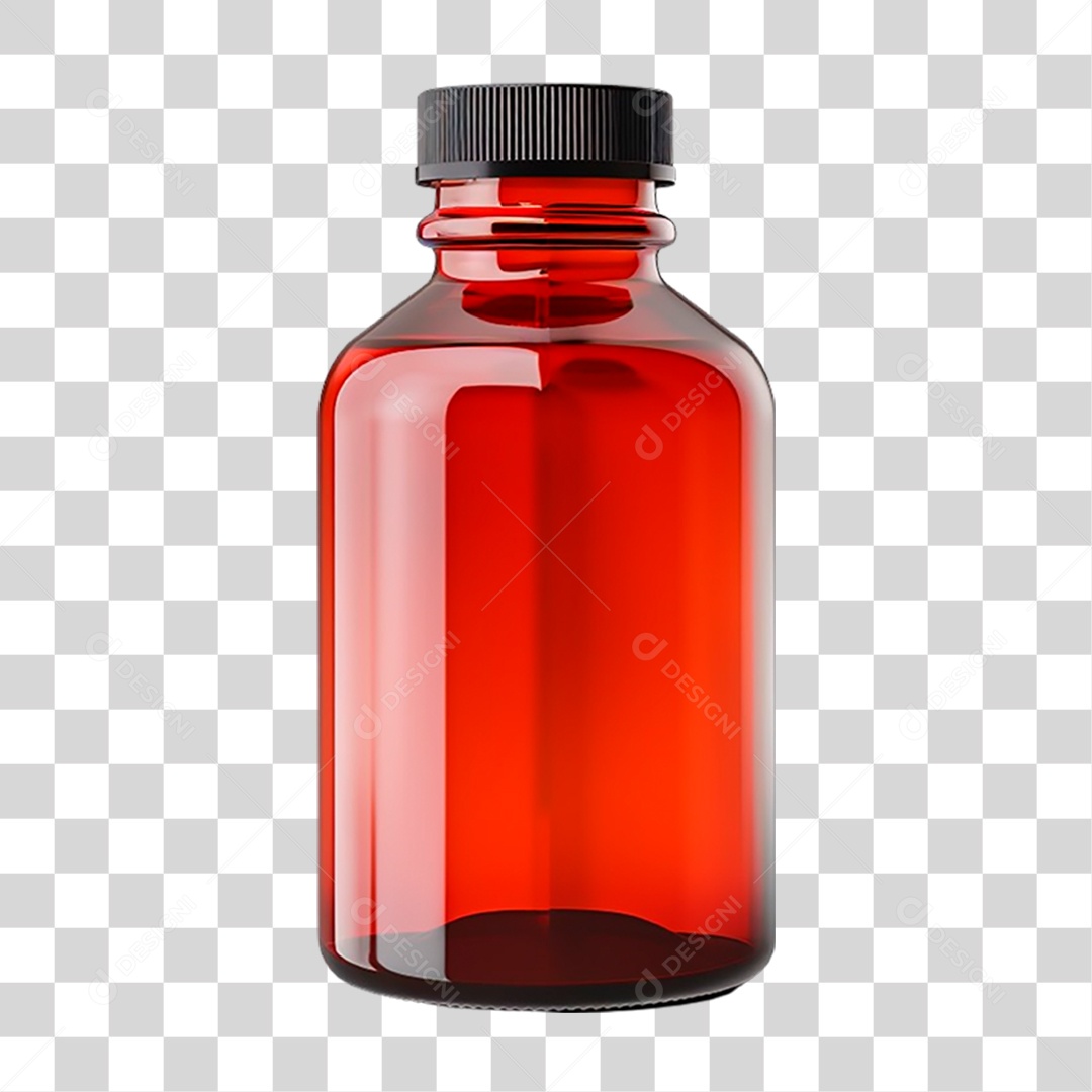 Frasco de Vidro PNG Transparente