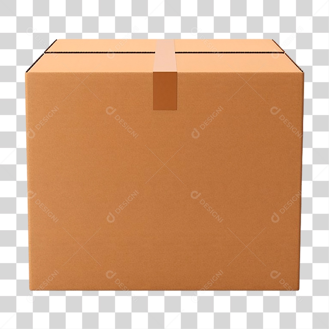 Caixa de Papelão PNG Transparente