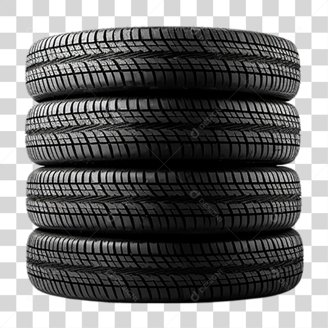 Pilha de Pneus PNG Transparente
