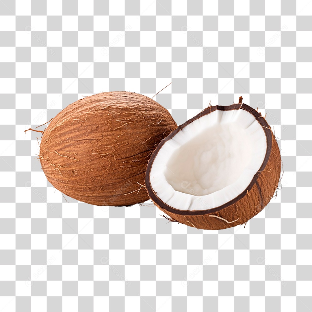 Coco Seco PNG Transparente
