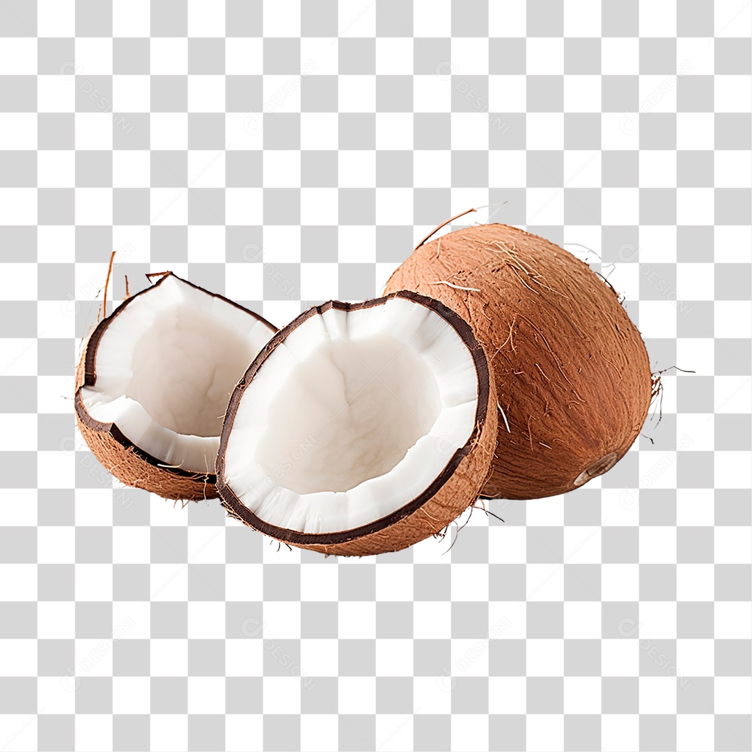 Coco Seco PNG Transparente