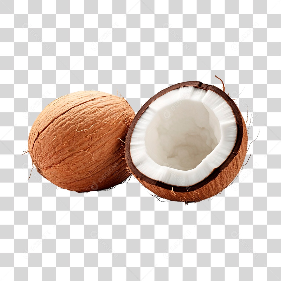 Coco Seco PNG Transparente