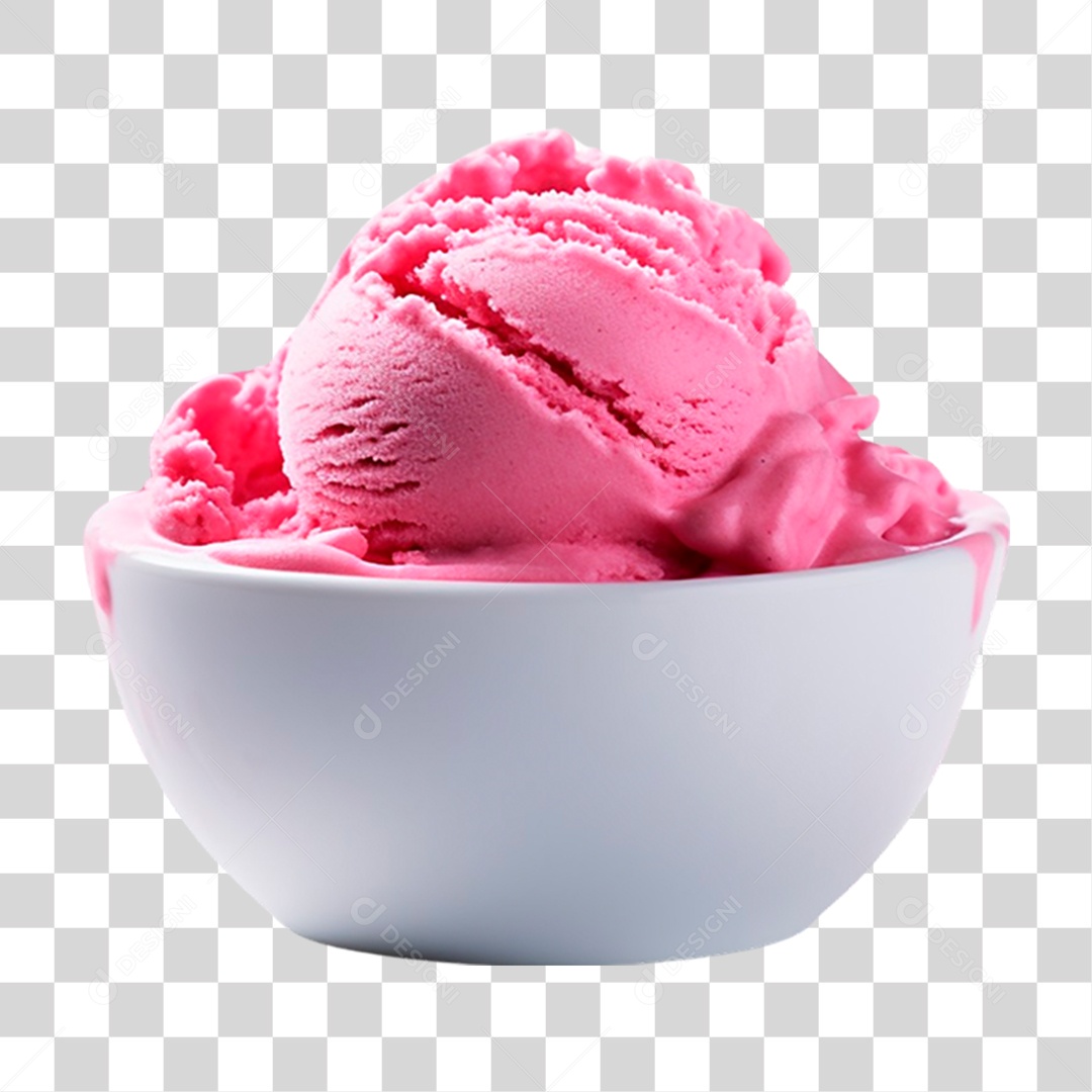 Tigela de Sorvete PNG Transparente