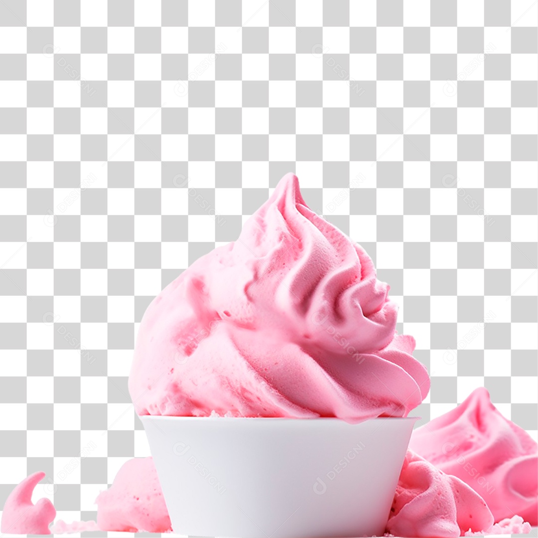 Tigela de Sorvete PNG Transparente