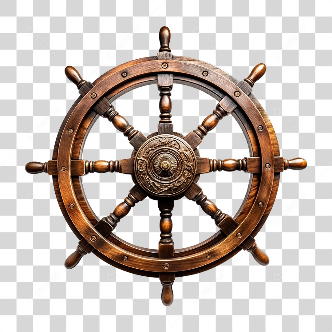 Roda do Leme PNG Transparente