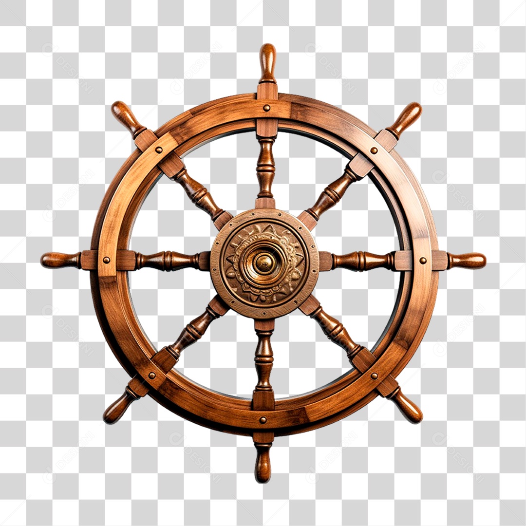 Roda do Leme PNG Transparente