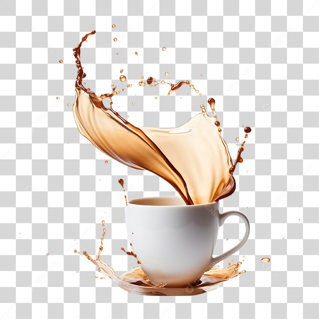 Xicara de Café PNG Transparente