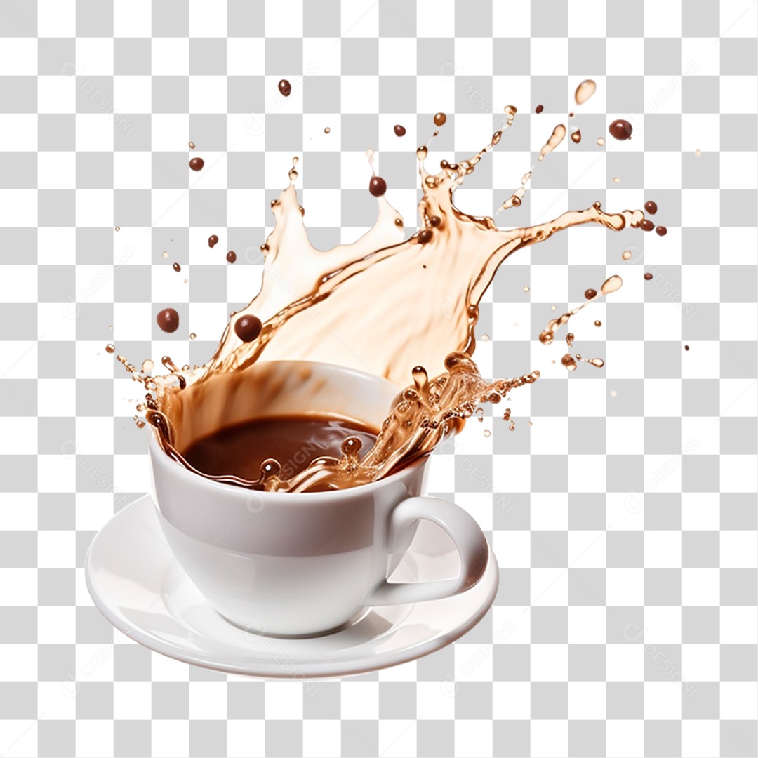 Xicara de Café PNG Transparente