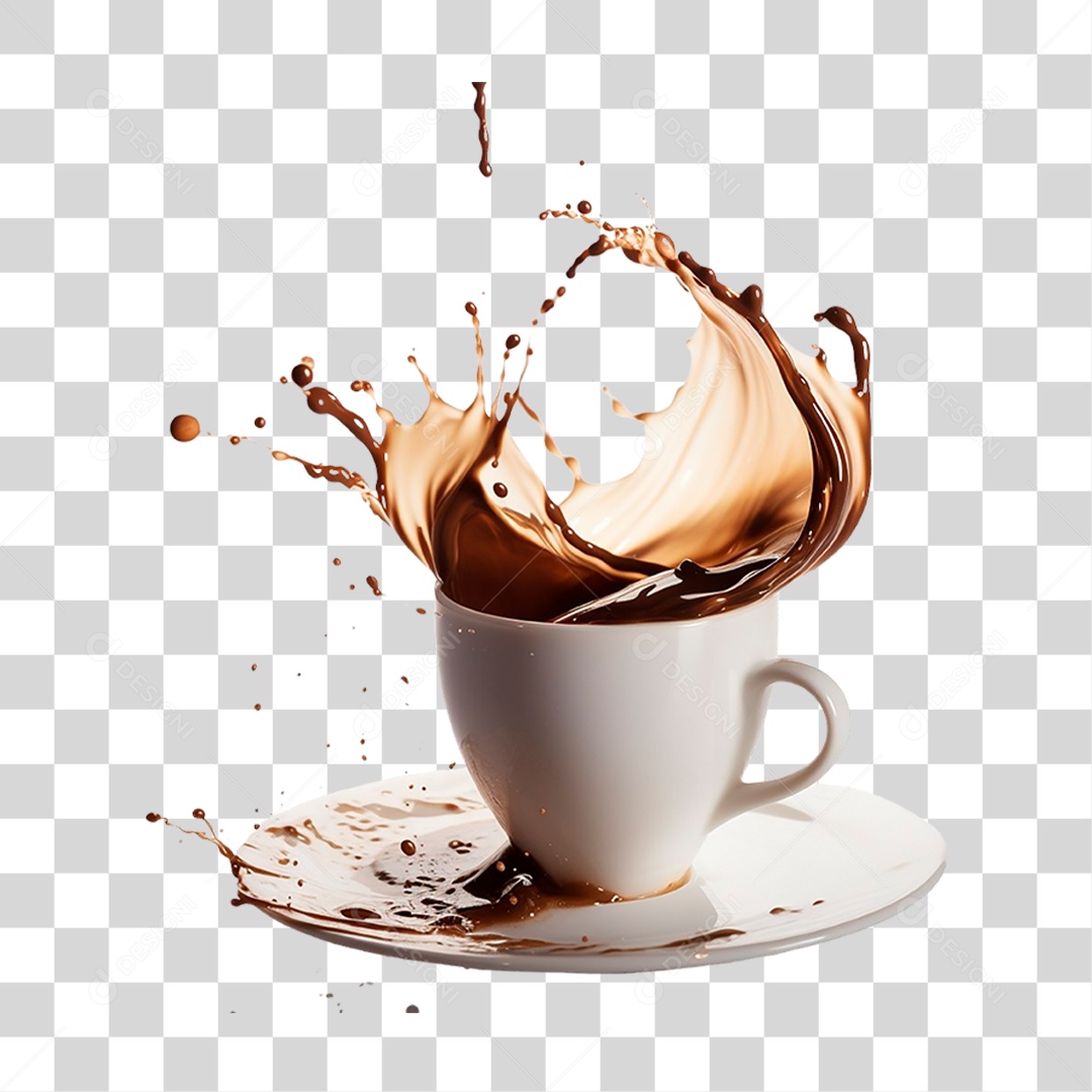 Xicara de Café PNG Transparente