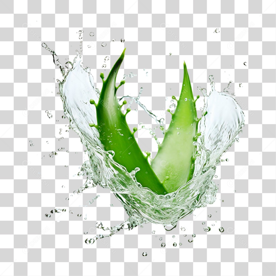 Folhas de Babosa PNG Transparente