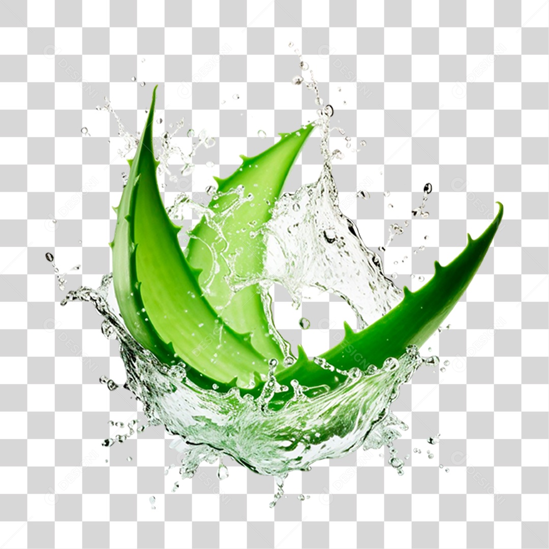 Folhas de Babosa PNG Transparente