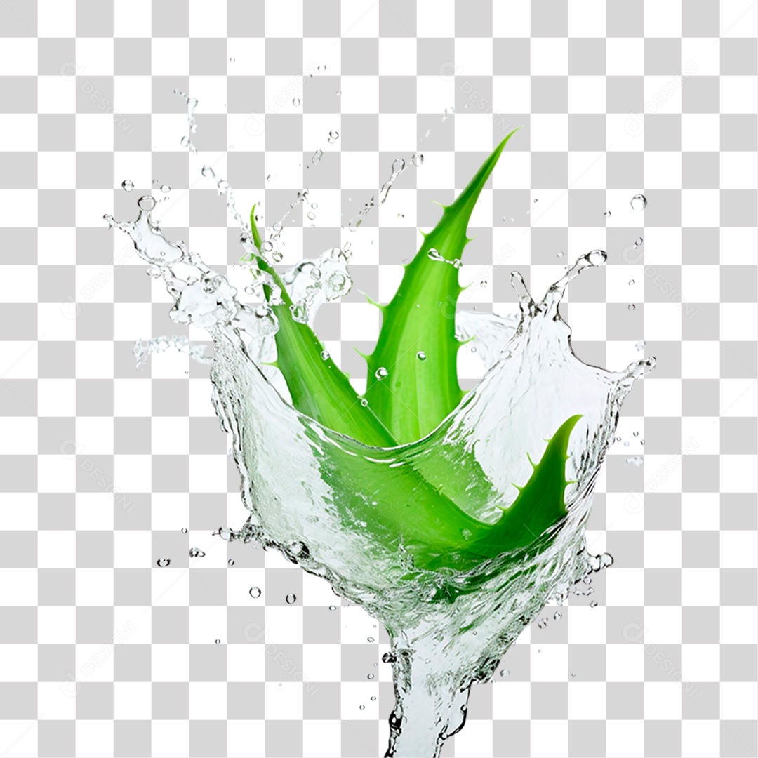 Folhas de Babosa PNG Transparente