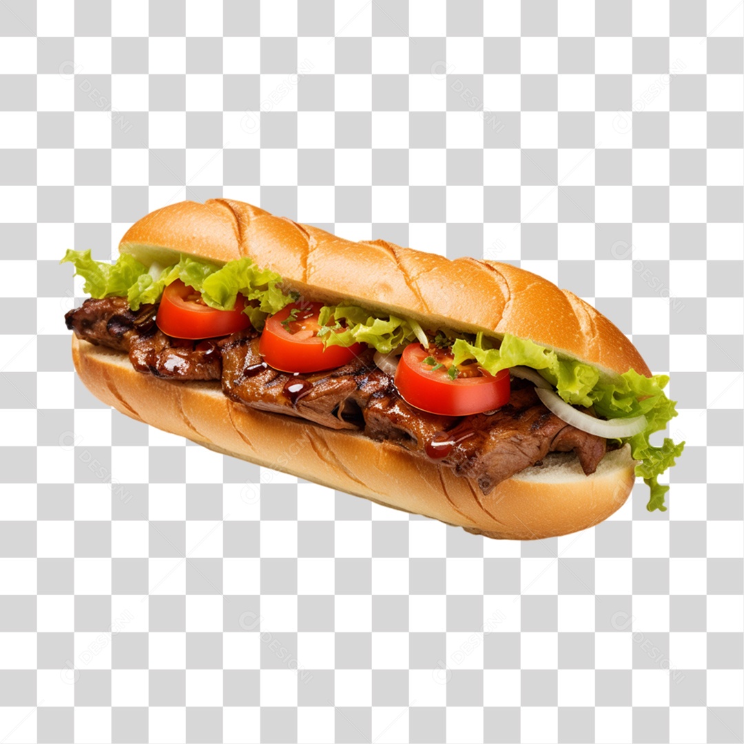 Lanche Hambúrguer PNG Transparente