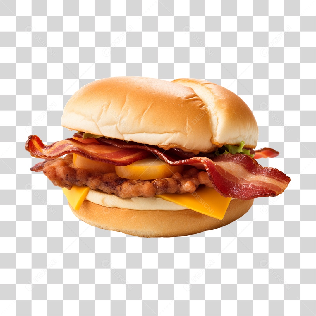 Lanche Sanduiche PNG Transparente