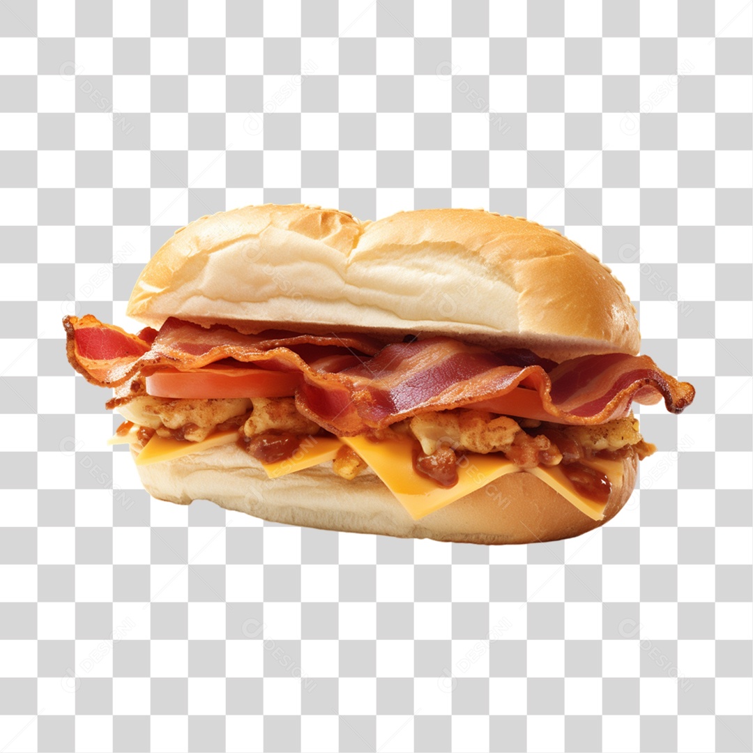Lanche Sanduiche PNG Transparente