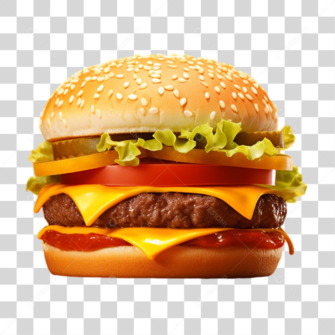 Lanche Sanduiche PNG Transparente