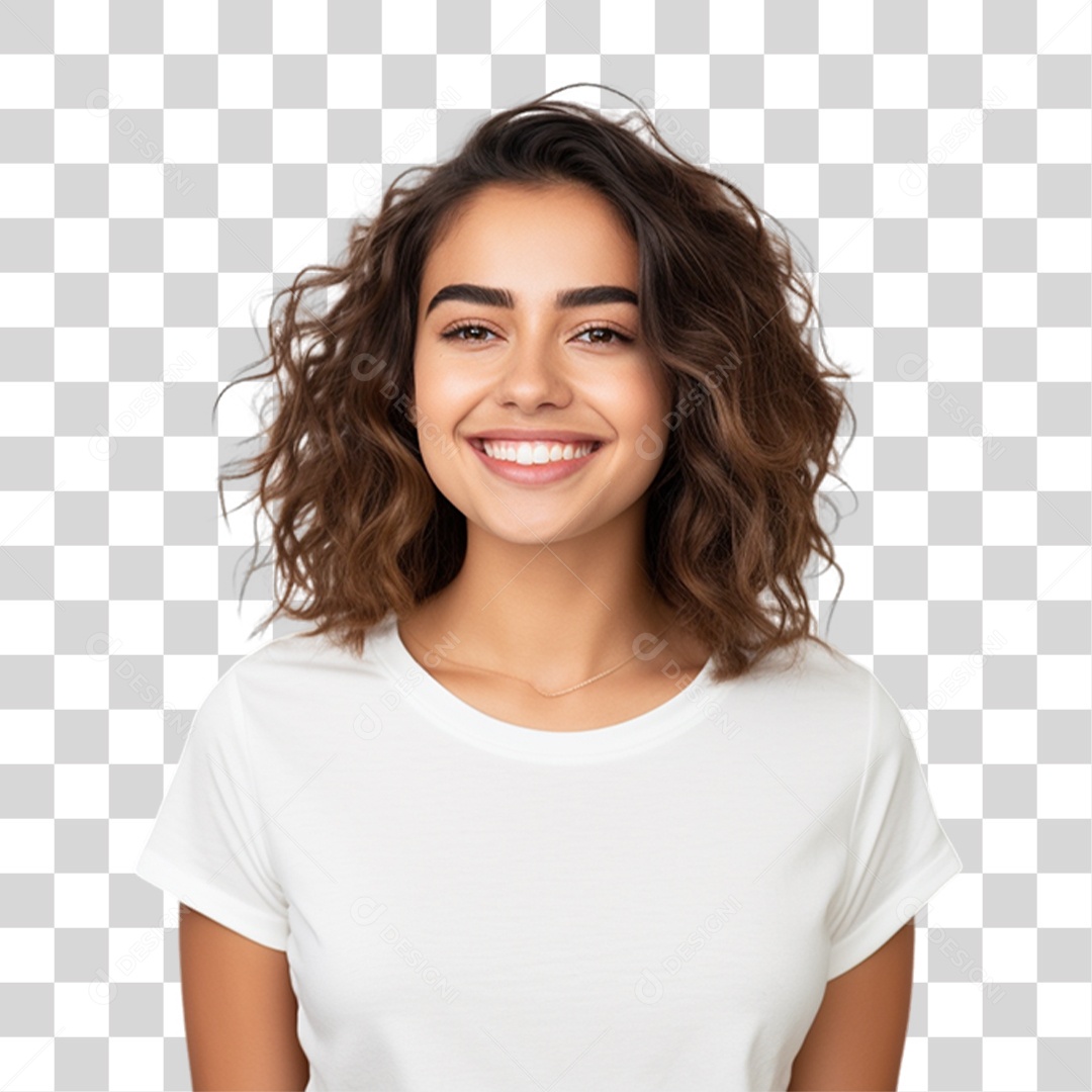 Mulher Sorrindo PNG Transparente