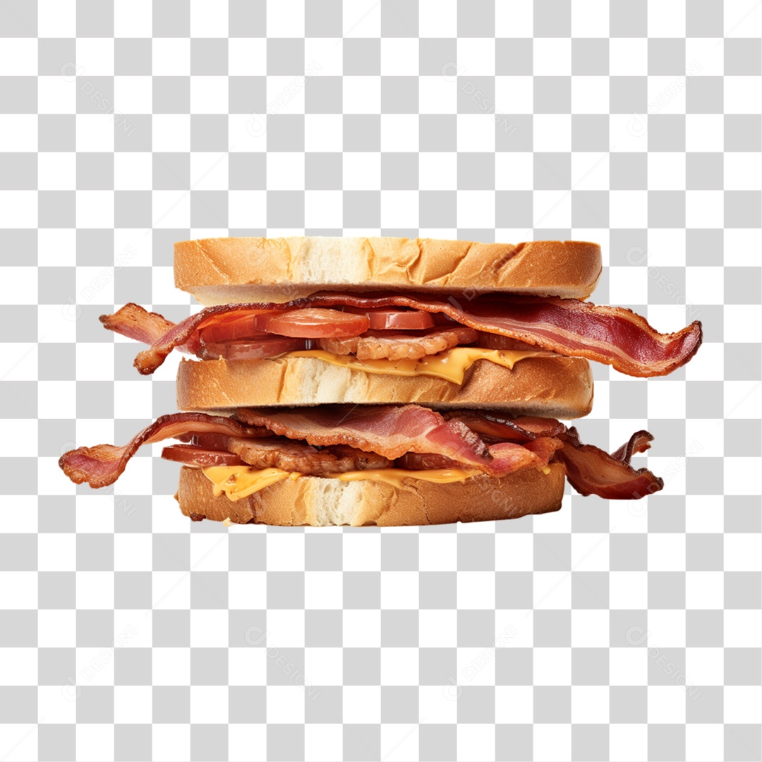 Lanche Sanduiche PNG Transparente