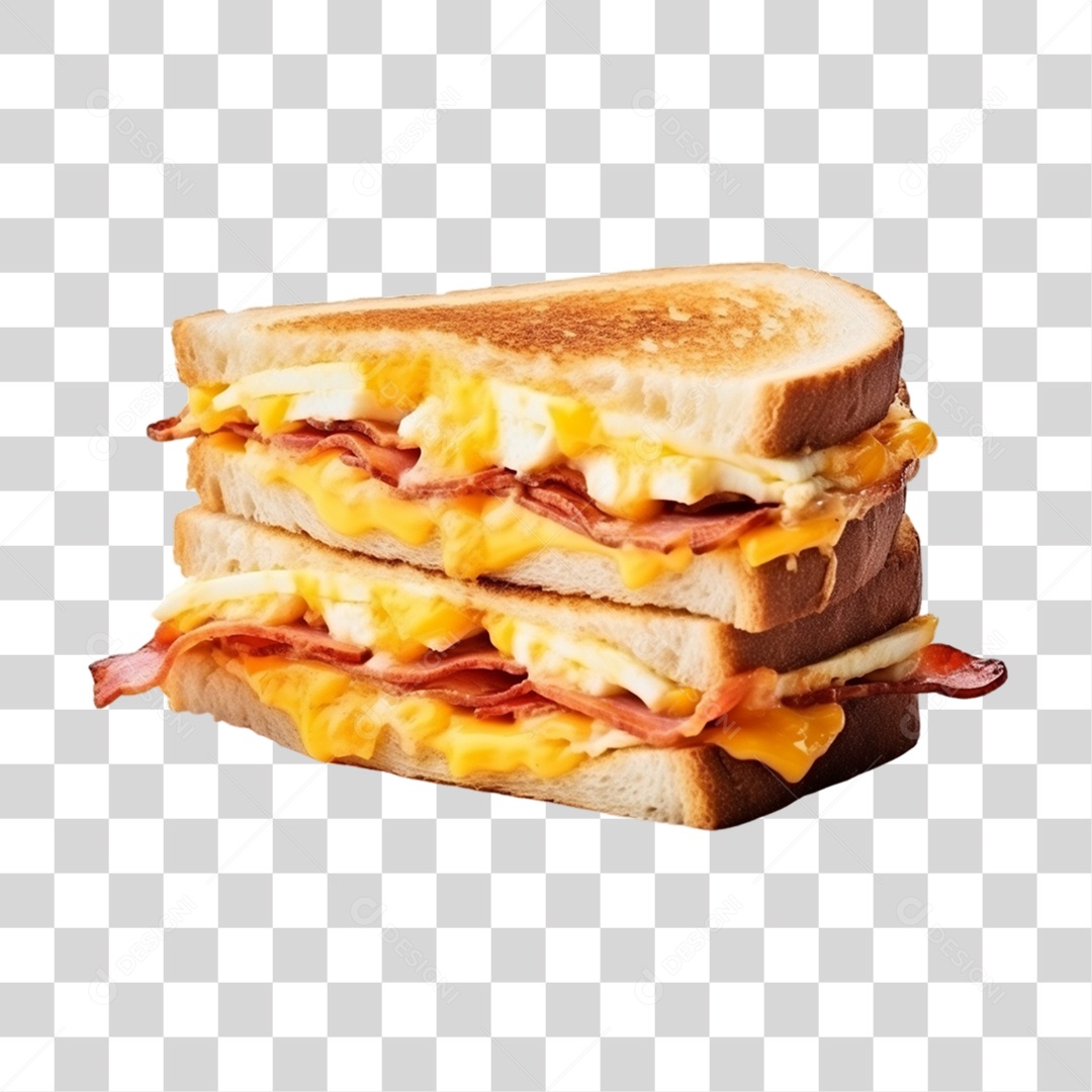 Lanche Sanduiche PNG Transparente