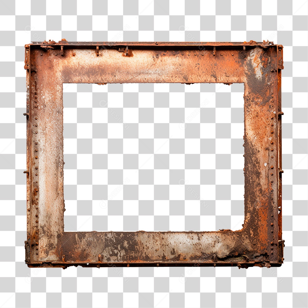 Quadro Metálico PNG Transparente