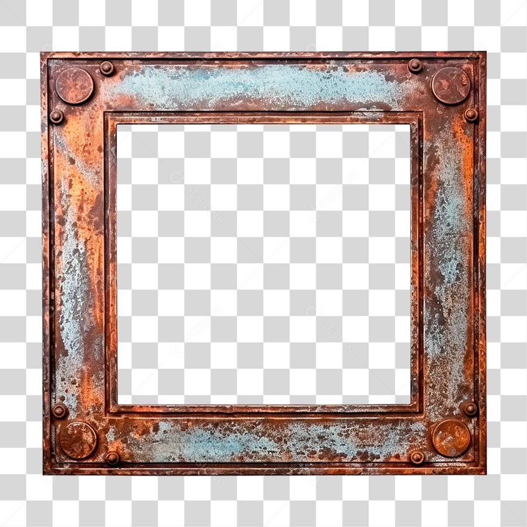 Quadro Metálico PNG Transparente