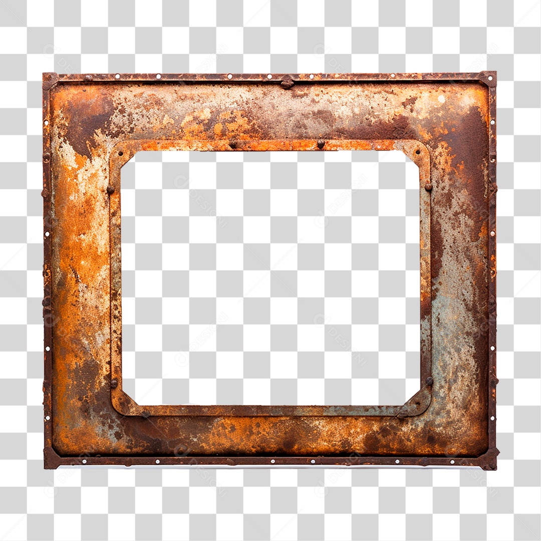 Quadro Metálico PNG Transparente