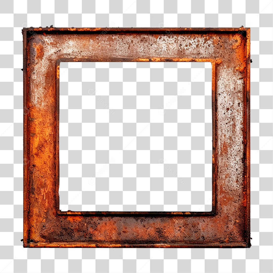 Quadro Metálico PNG Transparente