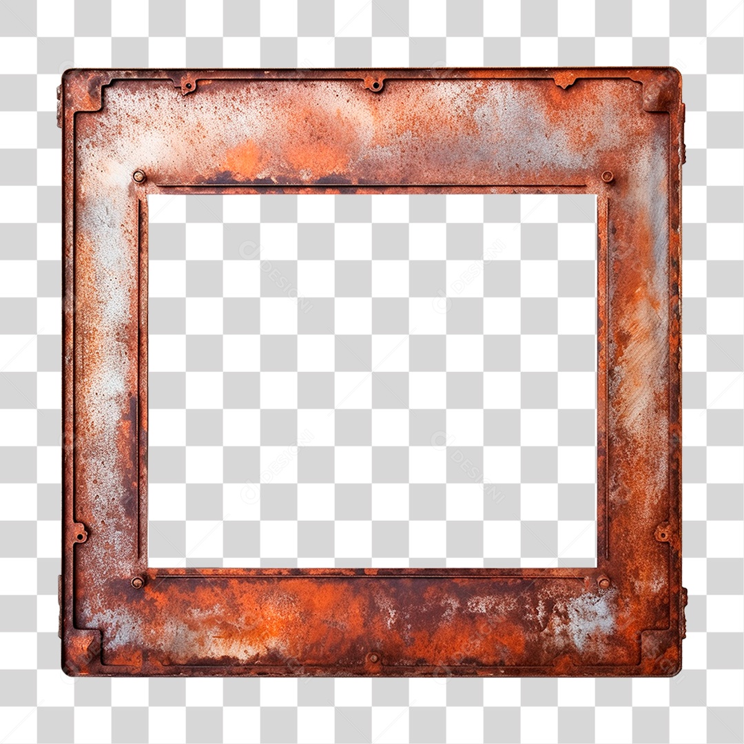 Quadro Metálico PNG Transparente