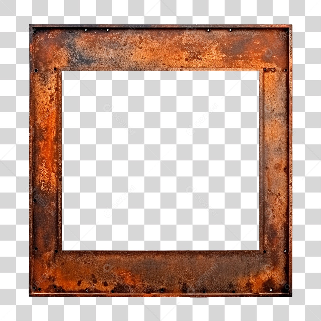 Quadro Metálico PNG Transparente